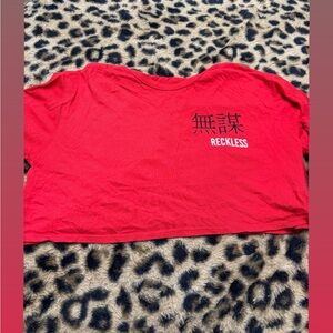 Red Graphic Tee